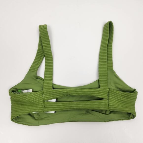 L*Space Jess Bikini Top in Green Size Small NWT - Picture 2 of 4